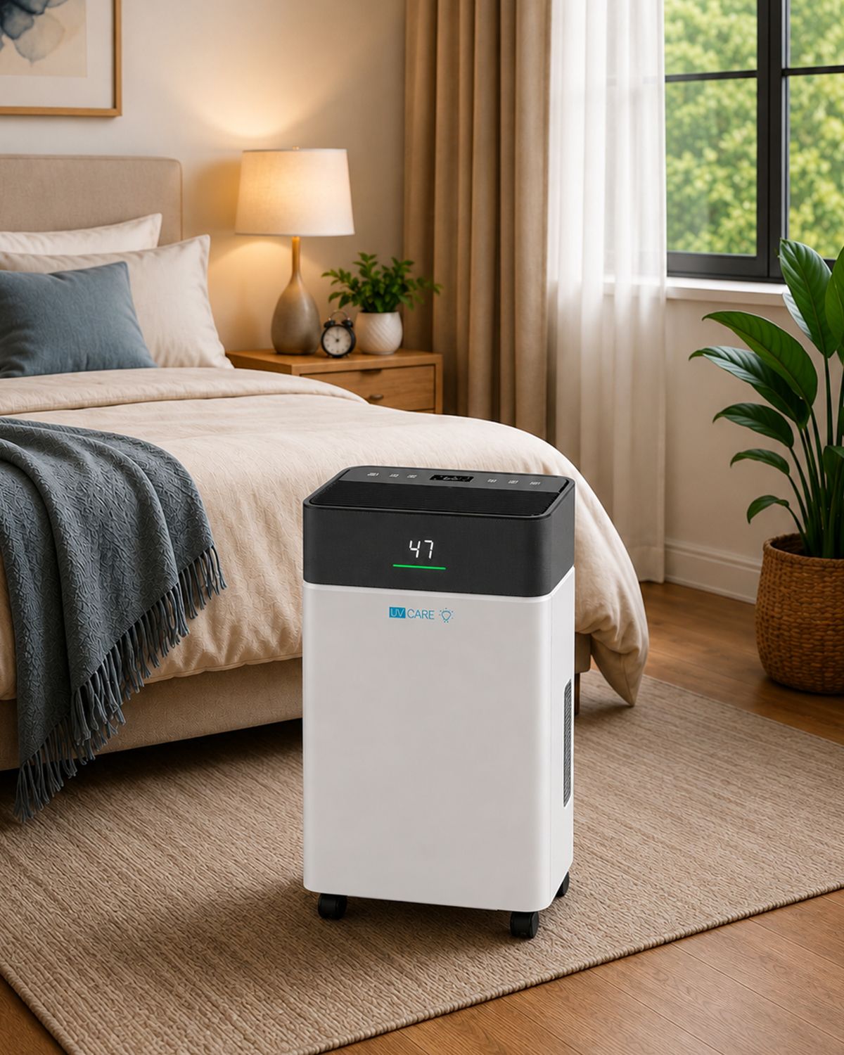Dry Pure 30L in a bedroom